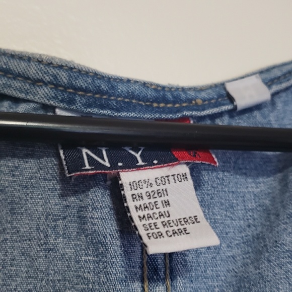 Vintage Denim Overall Dress - Picture 3 of 3